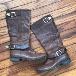 Steve Madden Leather Boots - Size 7